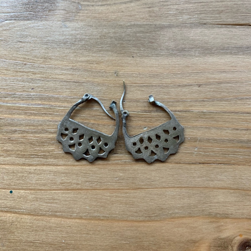 Noonday Collection Silver Hoops